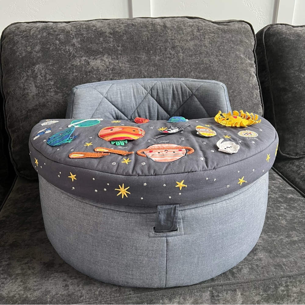 Crate and Barrel Deep Space Baby Activity Chair